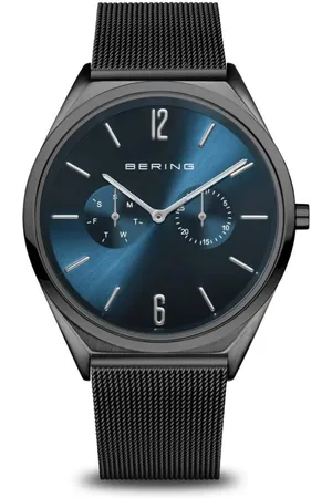 Bering Accessoarer, unisex, ONE Size, Unisex Klocka Ultra Slim 40 mm 3 ATM Safirglas Slim Design Milanese Armband 17140-227
