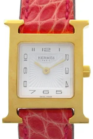 Hermès Pre-owned, Dam, ONE Size, Pre-owned Laeder klockor