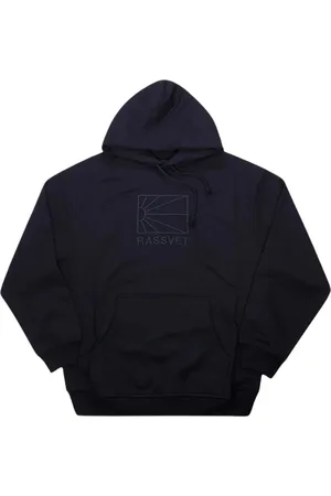 Rassvet Sweatshirts & Hoodies, Herr, L, Bomull, Broderad Logga Hoodie Stickad