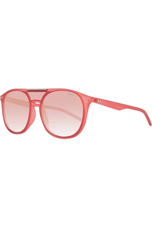 Polaroid Accessoarer, unisex, ONE Size, Röda Unisex Solglasögon Acetatram