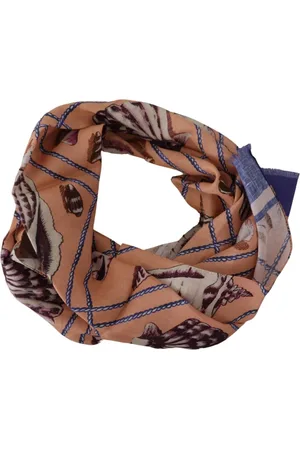 Dolce & Gabbana Accessoarer, Herr, ONE Size, Linne, Sidenscarf med blommönster - Beige