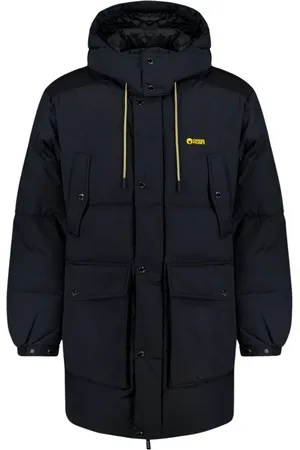 Ciesse Kappa, Herr, XS, Bomull, Canada - Lång Unisex Dunjacka Svart 4 Fickor MED Avtagbar Huva 100%