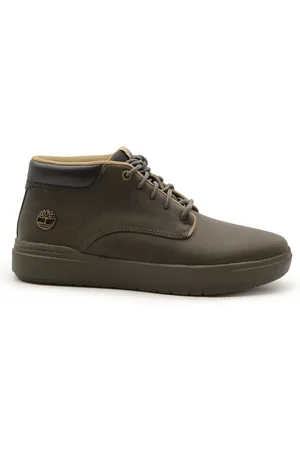 Timberland Skor, Herr, 45 EU, Läder, Grå Läderstövlar Modern Design