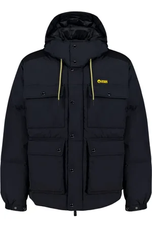 Ciesse Jacka, Herr, S, Bomull, Alaska - Unisex Svart Dunjacka 4 Fickor MED Avtagbar Huva 100%