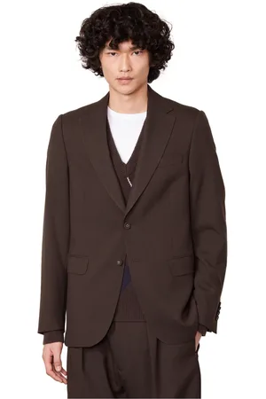 OFFICINE GENERALE Jacka, Herr, M, Brun Ull 3ply Jacka