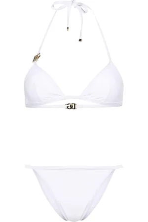 Dolce & Gabbana Badkläder, Dam, S, Läder, Vitt havklädselset