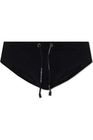 Dolce & Gabbana Badkläder, Herr, S, Simbaddräkt med logotyp