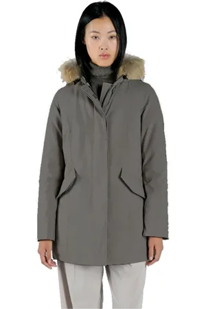 Canadian Classics Kappa, Dam, L, Polyester, Brun Pälsjacka Avtagbart Foder