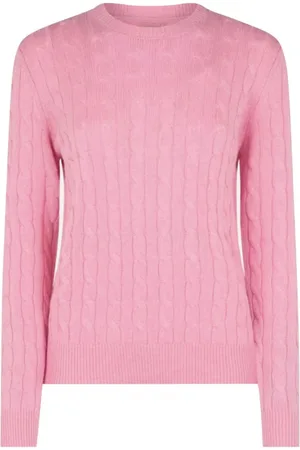 MC2 SAINT BARTH Stickade tröjor & koftor, Dam, L, Dam Rundhalsad Pullover i Tricot Blandning