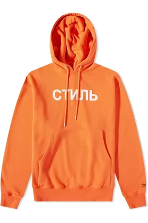 Heron Preston Sweatshirts & Hoodies, Herr, S, Bomull, Ctnmb Logo Hoodie /White Sweatshirt