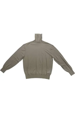 Neil Barrett Stickade tröjor & koftor, Herr, 2Xl, Liten Bolt Ull Dolcevita Tröja