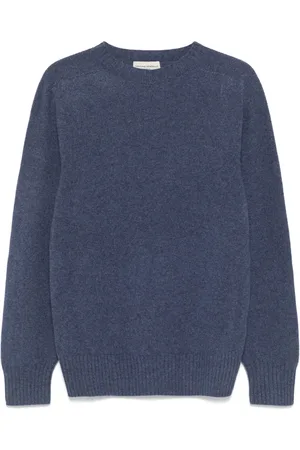 OFFICINE GENERALE Stickade tröjor & koftor, Herr, M, Ull Crew-neck Stickat