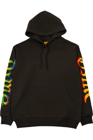 DIME Sweatshirts & Hoodies, Herr, L, Svart huvtröja med huva
