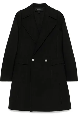 Giambattista Valli Kappa, Dam, S, Polyester, Svart Kappa för Kvinnor