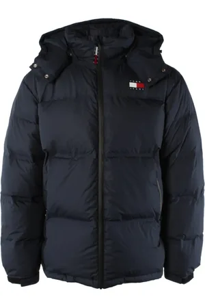 Tommy Hilfiger Jacka, Herr, M, Nylon, Blå Nylonjacka för Män