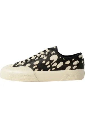 Superga Skor, Herr, 42 EU, Dalmatian Ponyhair Sneakers Svart/Beige