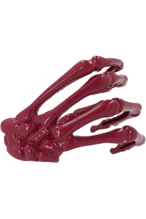 RAF SIMONS Accessoarer, Dam, ONE Size, Skeletthandarmband i Burgundy