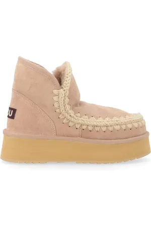 Mou Skor, Dam, 39 EU, Mocka, Handgjorda Mini Eskimo Mocka Plattform Boot