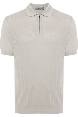 corneliani Topp, Herr, 4Xl, Bomull, Casual Polo Shirt Cotton