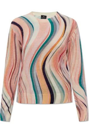 Paul Smith Stickade tröjor & koftor, Dam, L, Nylon, Mönstrad Tröja