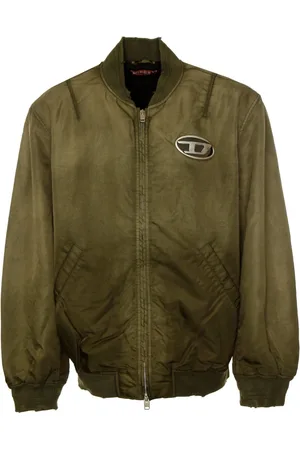 Diesel Jacka, Herr, L, Gradient Bomberjacka med Distressed Look