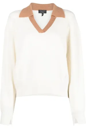 RAG&BONE Stickade tröjor & koftor, Dam, L, Kashmir, Cashmere Polo Sweater