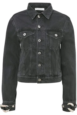 J.W.Anderson Jacka, Dam, S, Denim, Svart Denim Truckerjacka