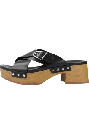 Clarks Skor, Dam, 39 EU, Läder, Heeled Mules