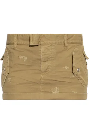 Dsquared2 Kjol, Dam, 2Xs, Bomull, Kort kjol