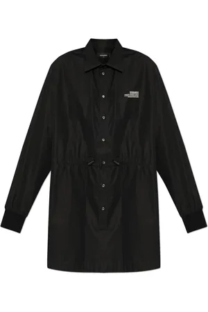 Dsquared2 Klänning, Dam, 2Xs, Bomull, Bomullsklänning med fickor