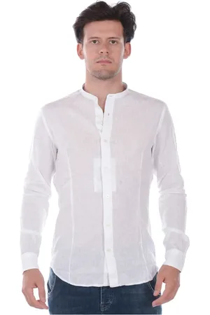 D.A. Daniele Alessandrini Skjorta, Herr, XS, Bomull, Slim Fit Koreansk Stil Skjorta