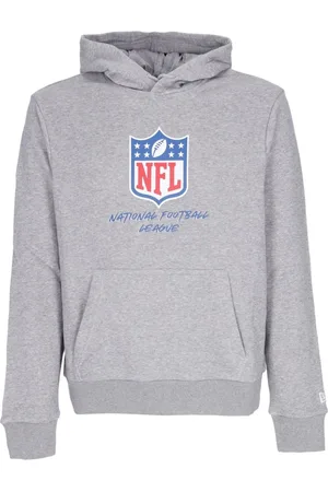 New Era Sweatshirts & Hoodies, Herr, S, Bomull, NFL Script Team Hoodie Heather Grey