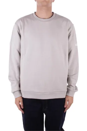 GCDS Sweatshirts & Hoodies, Herr, L, Bomull, Grå Logo Tröja Unisex Bomull