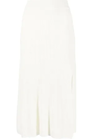 RAG&BONE Kjol, Dam, L, Bomull, Vit Casual Bomull Nylon Kjol