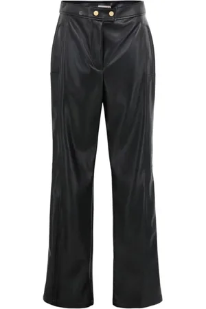 Simkhai Byxor, Dam, S, Elegant Svart Straight Leg Byxor