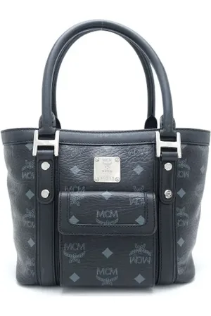 MCM Pre-owned, Dam, ONE Size, Pre-owned handväska i canvas