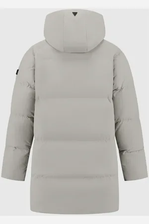 Pure Path Kappa, Herr, S, Aktiv Parka Grå Enkel