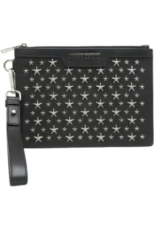 Jimmy Choo Pre-owned, Dam, ONE Size, Pre-owned Laeder kuvertvskor