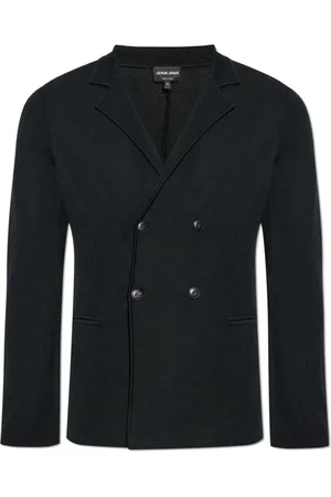 Giorgio Armani Jacka, Herr, L, Ull Dubbelknäppt Blazer