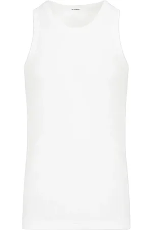 Jil Sander Topp, Herr, M, Bomull, Ärmlös bomullstopp