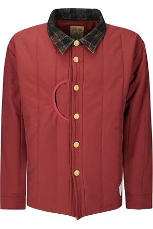 Brain Dead Jacka, Herr, L, Puffer Button Up Shirt