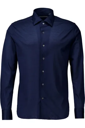 corneliani Skjorta, Herr, 2Xl, Mörkblå Långärmad Skjorta