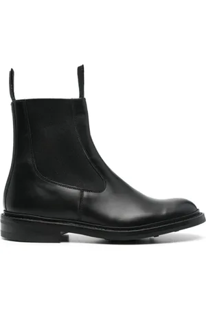 TRICKERS Skor, Herr, 42 EU, Läder, Svart Kalv Låg Dainite Sula Skor