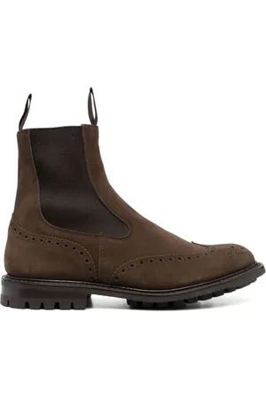 TRICKERS Skor, Herr, 43 1/2 EU, Läder, Beatles Commando Sole Läderstövlar