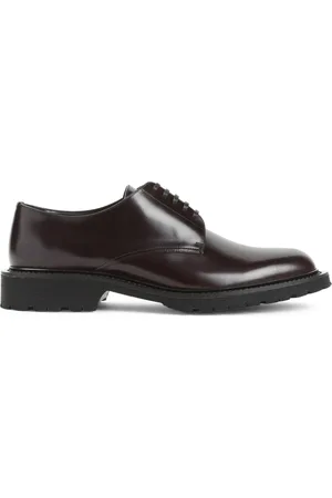 Saint Laurent Skor, Herr, 41 EU, Läder, Bruna Stängda Läderskor
