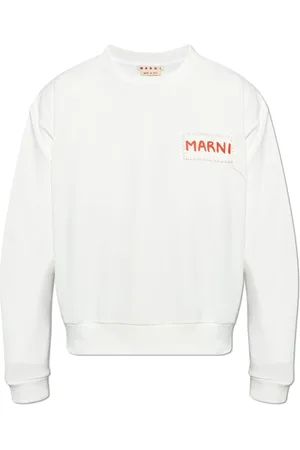 Marni Sweatshirts & Hoodies, Herr, L, Bomull, Sweatshirt med logotyp