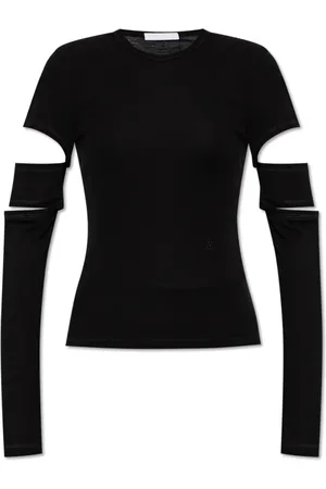 Helmut Lang Topp, Dam, XS, Bomull, Topp med avtagbara ärmar