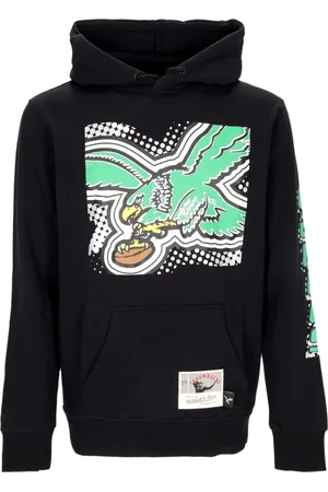 Mitchell & Ness Sweatshirts & Hoodies, Herr, L, Bomull, Philadelphia Eagles Hoodie NFL Big Face