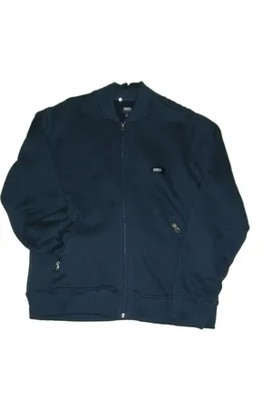 Obey Sweatshirts & Hoodies, Herr, S, Varsity Zip Up Sweatshirt Navy