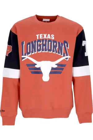 Mitchell & Ness Sweatshirts & Hoodies, Herr, XL, Bomull, Texas Longhorns Basketlag Crewneck Sweatshirt